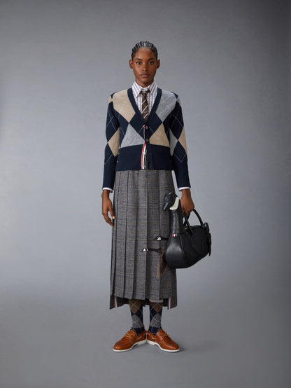 Thom 25fw embroidery skirt