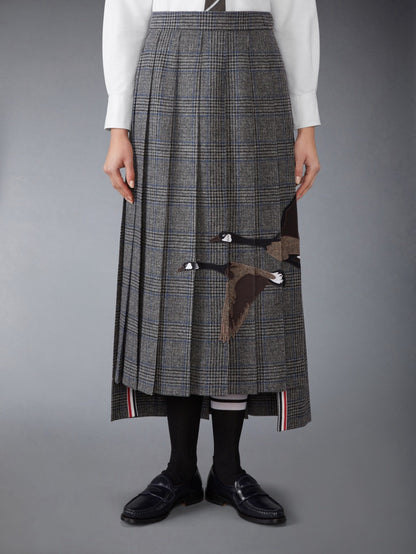 Thom 25fw embroidery skirt