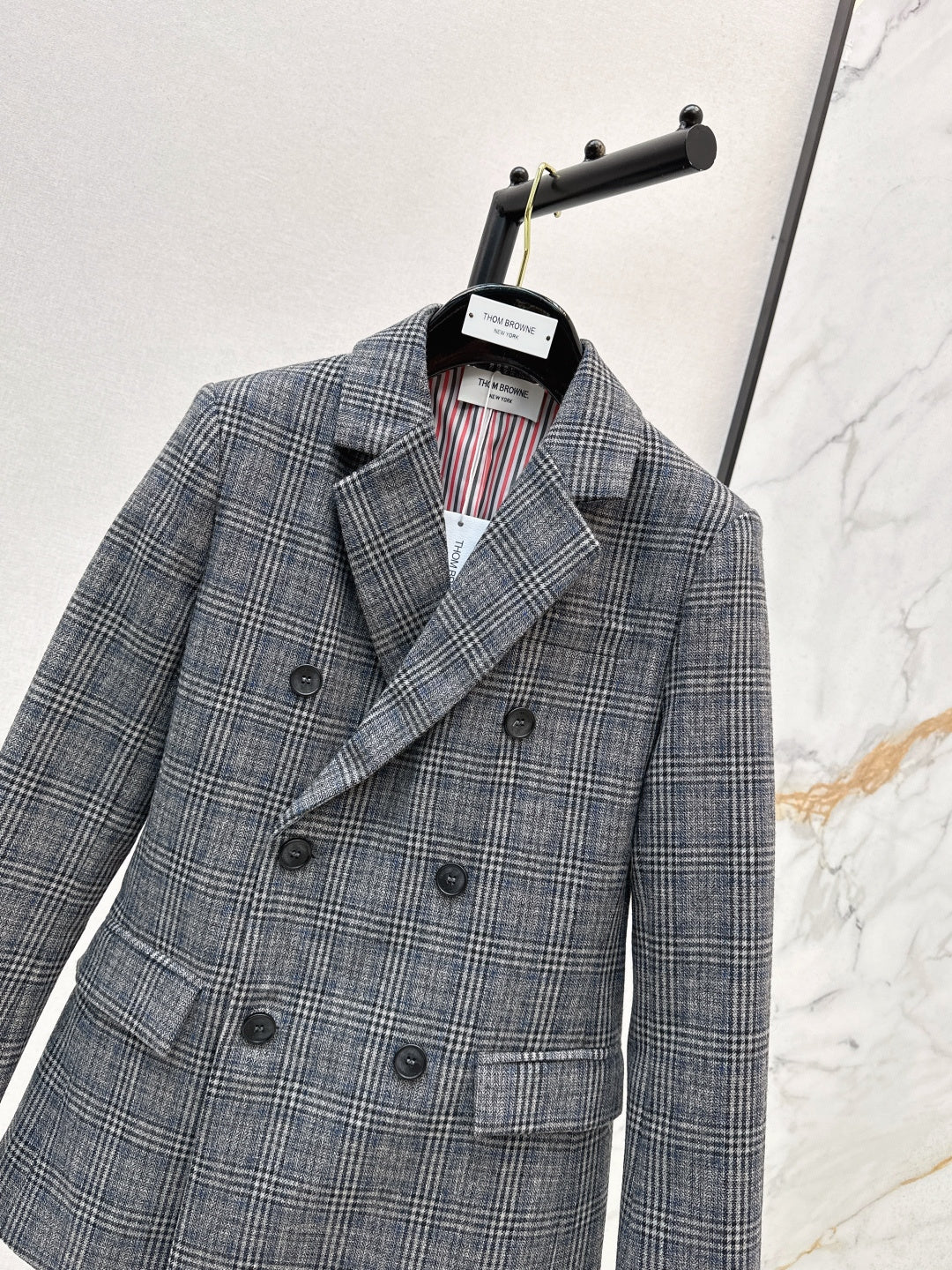 Thom 25fw plaid blazer