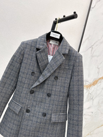 Thom 25fw plaid blazer