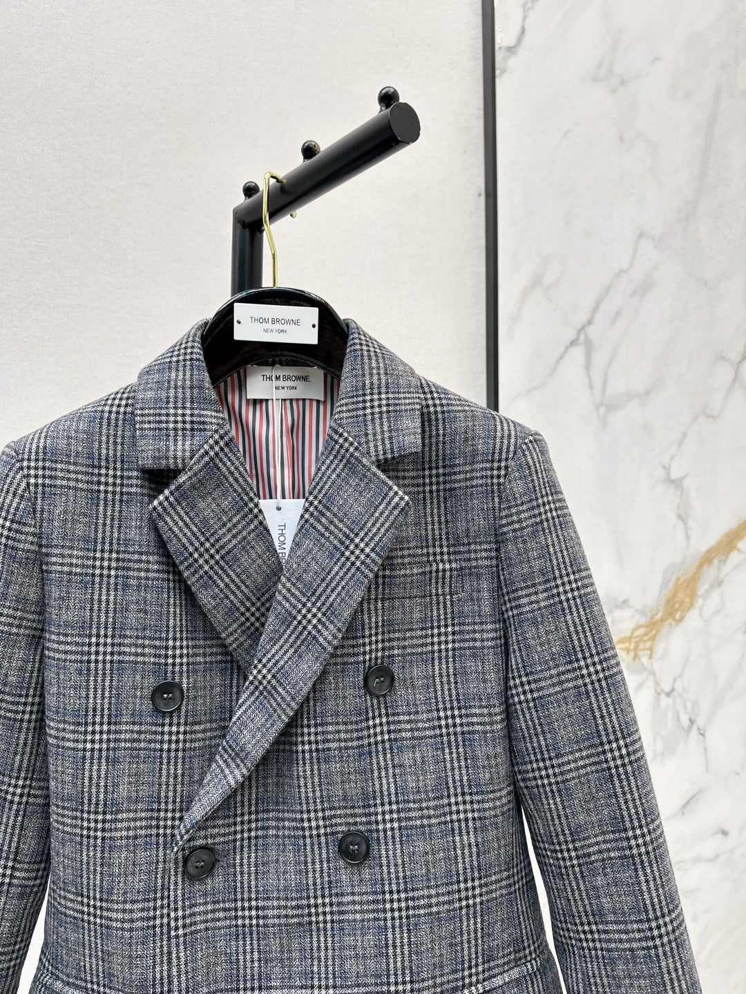 Thom 25fw plaid blazer