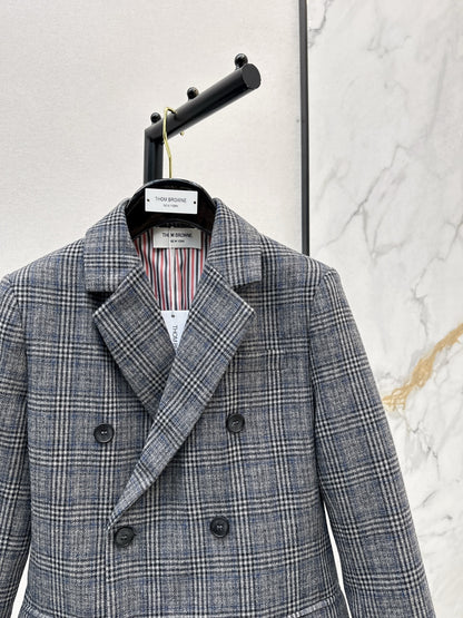 Thom 25fw plaid blazer