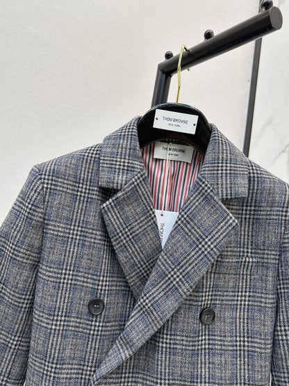 Thom 25fw plaid blazer