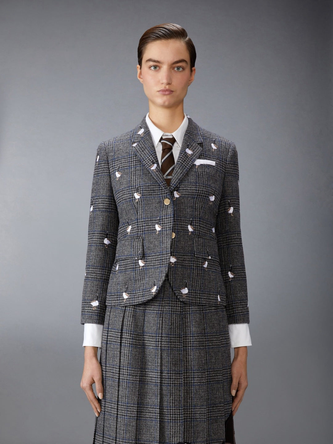 Thom 25fw embroidery blazer