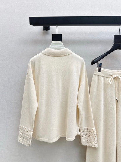 Chol 25fw wool cardigan pants set