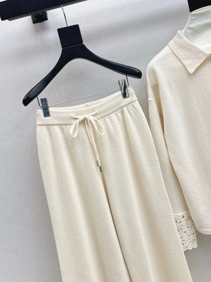 Chol 25fw wool cardigan pants set