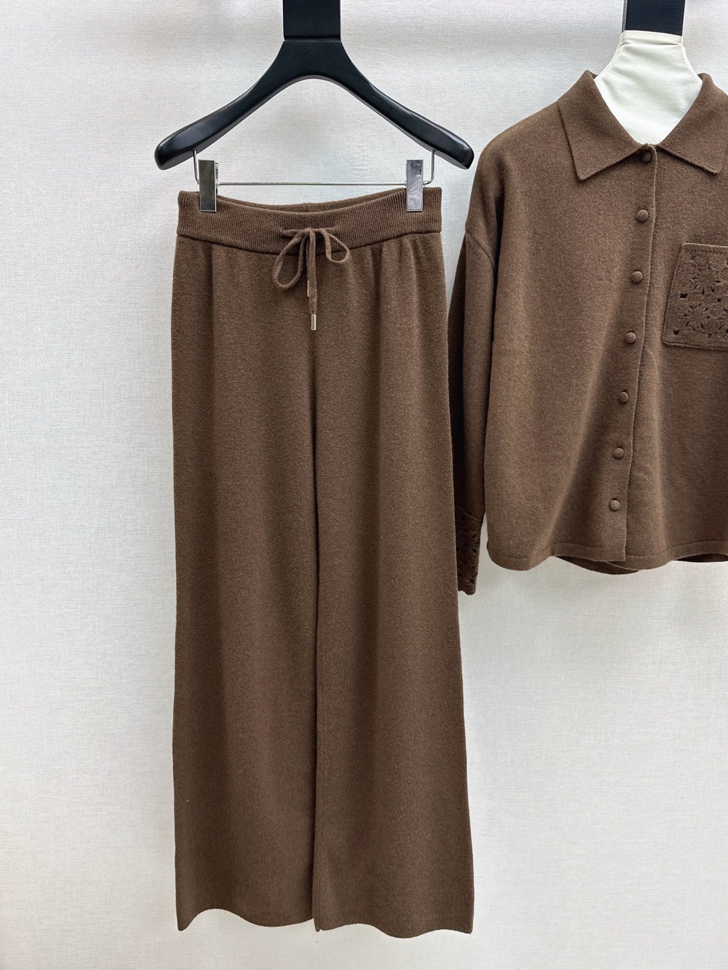 Chol 25fw wool cardigan pants set