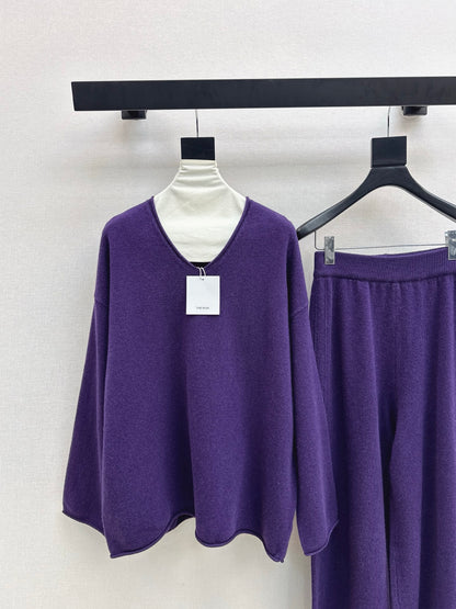 Row 25fw knit sweater pants set