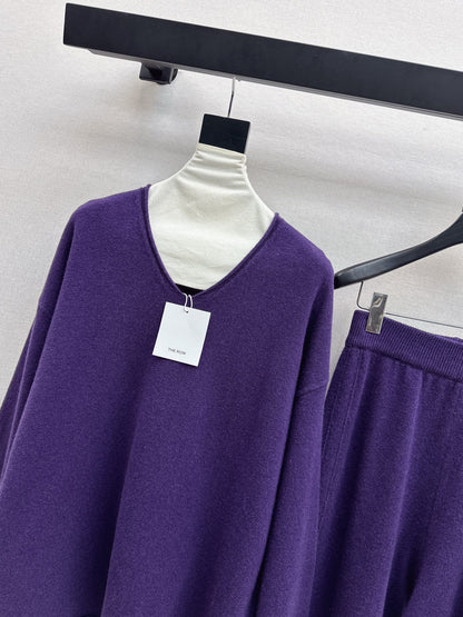 Row 25fw knit sweater pants set