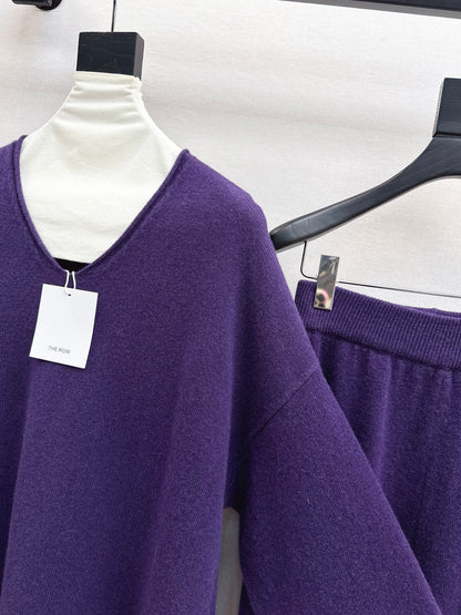 Row 25fw knit sweater pants set