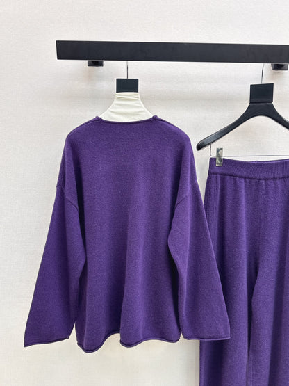 Row 25fw knit sweater pants set