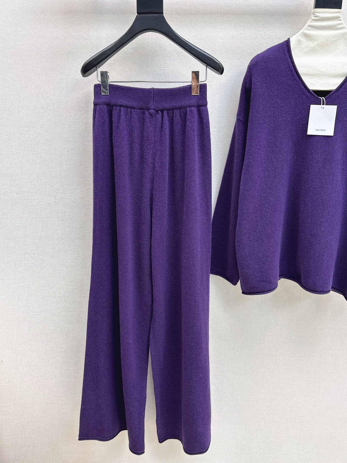 Row 25fw knit sweater pants set