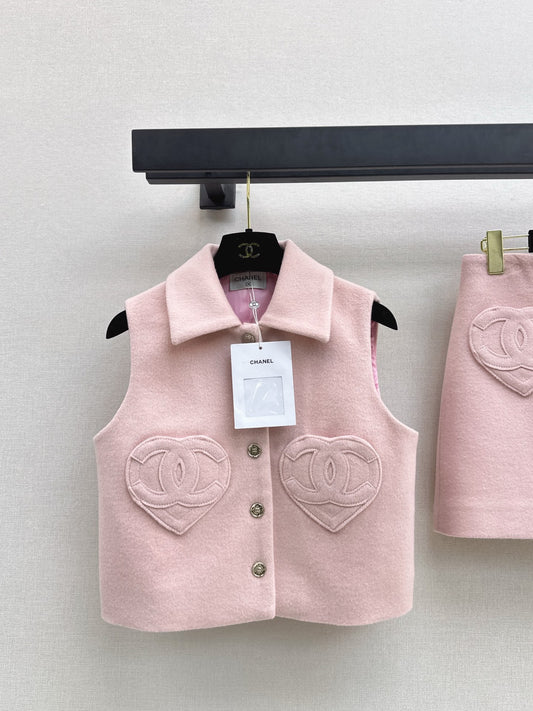 Chan 25fw woolen vest