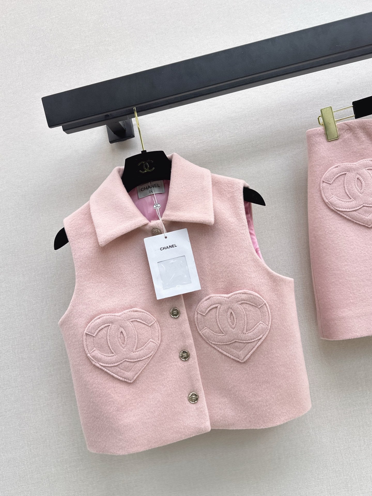 Chan 25fw woolen vest