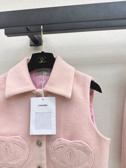 Chan 25fw woolen vest