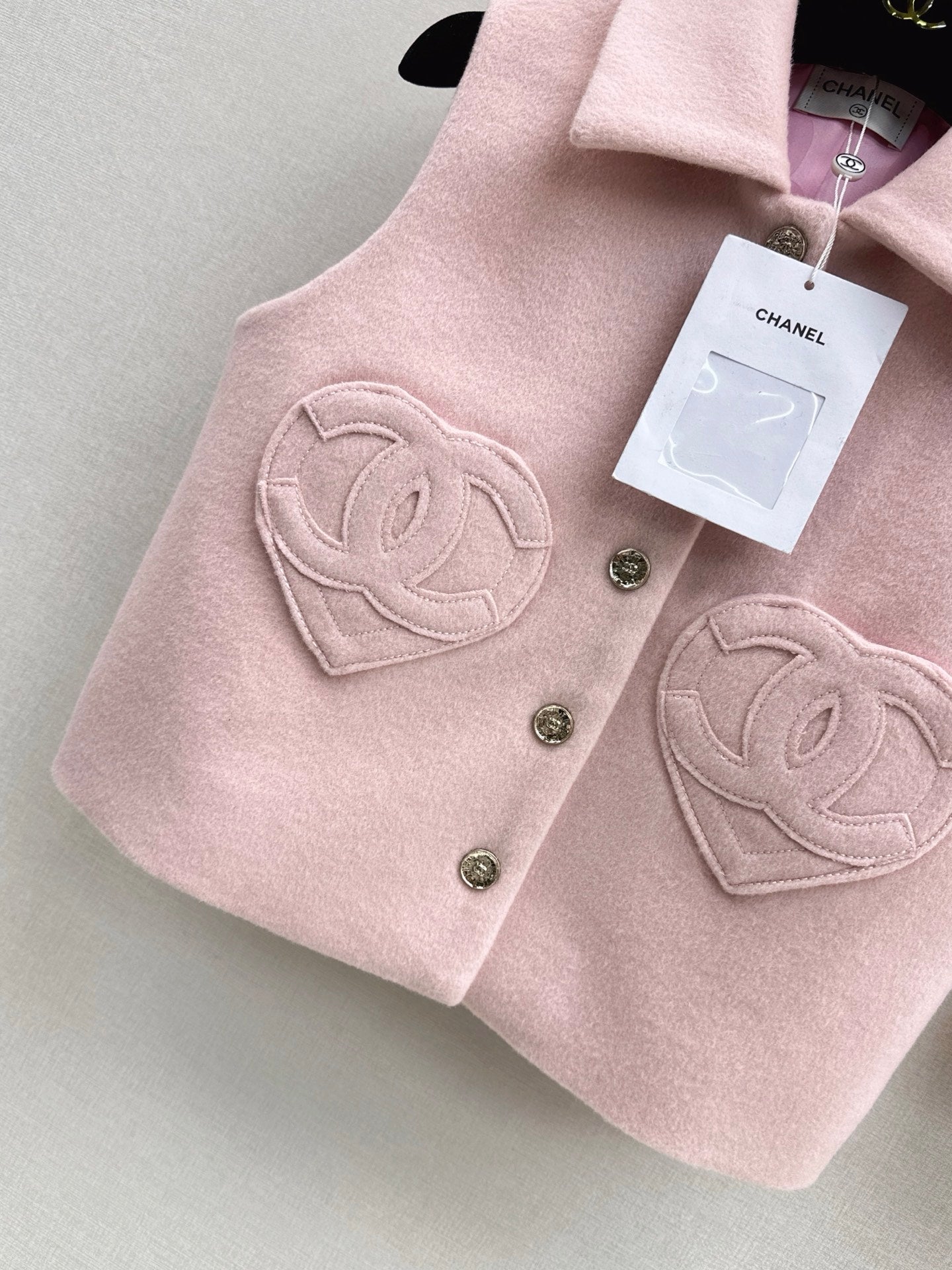 Chan 25fw woolen vest