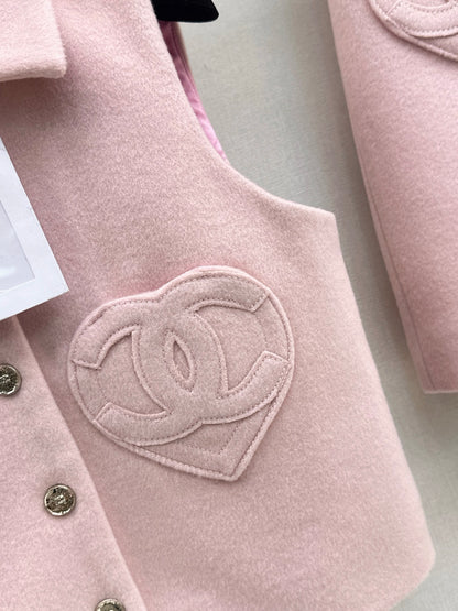 Chan 25fw woolen vest