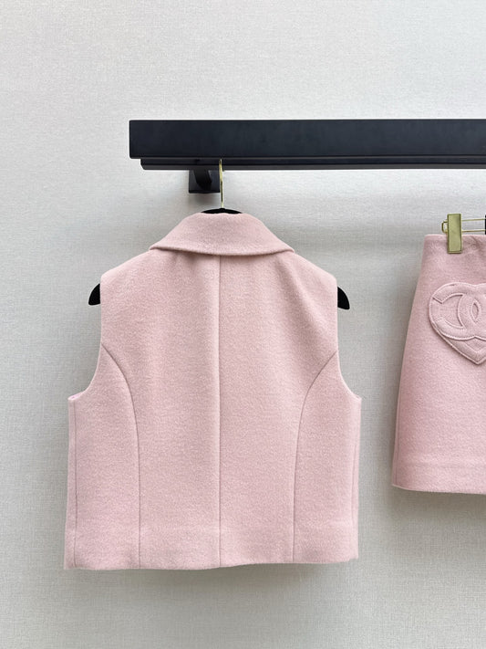 Chan 25fw woolen vest