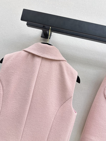 Chan 25fw woolen vest