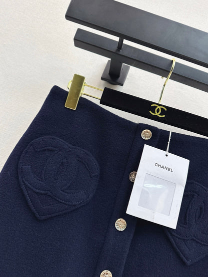 Chan 25fw woolen skirt