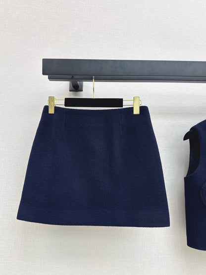 Chan 25fw woolen skirt