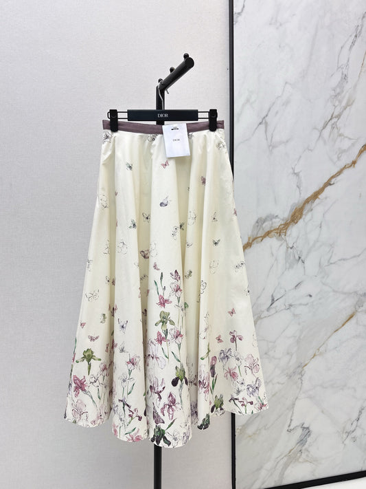 CD 25fw print skirt