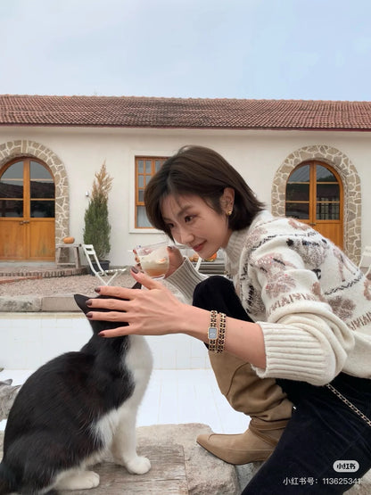 Chan 25fw christmas sweater