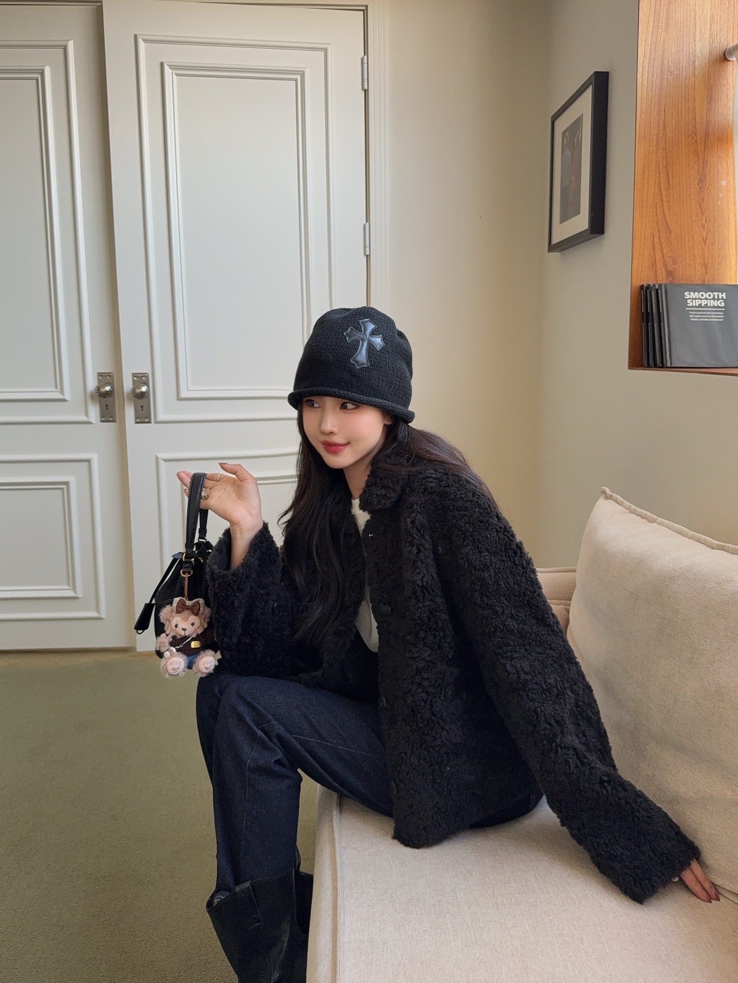 Loro 25fw fleece jacket