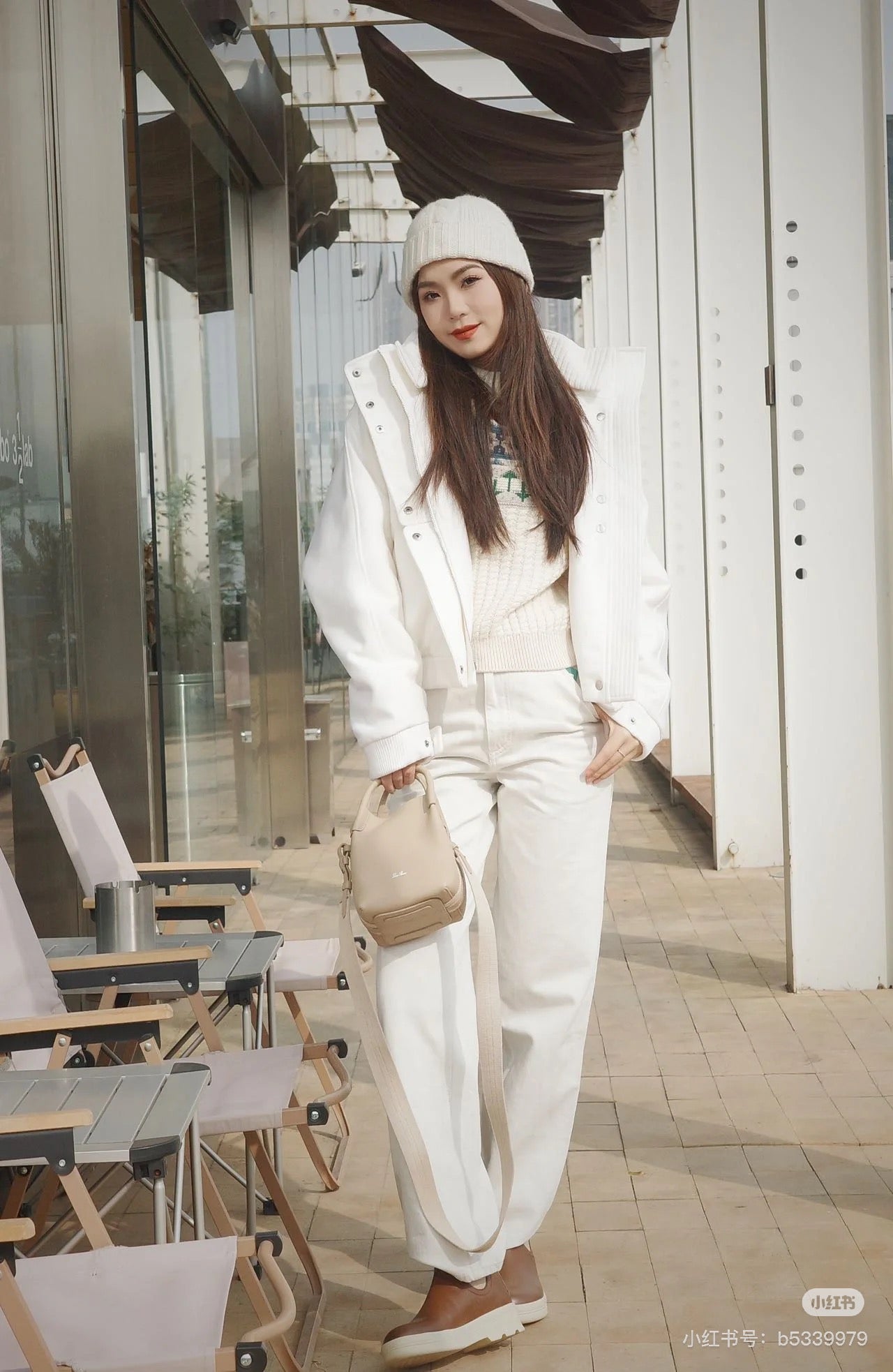 Loro 25fw hooded jacket