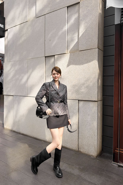 CD 25fw jacquard blazer