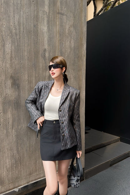 CD 25fw jacquard blazer