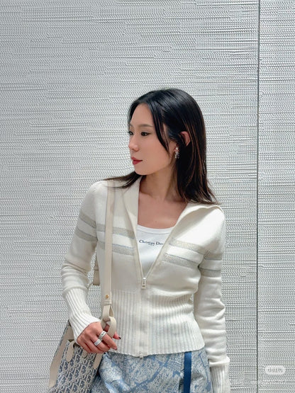 CD 25fw cashmere cardigan