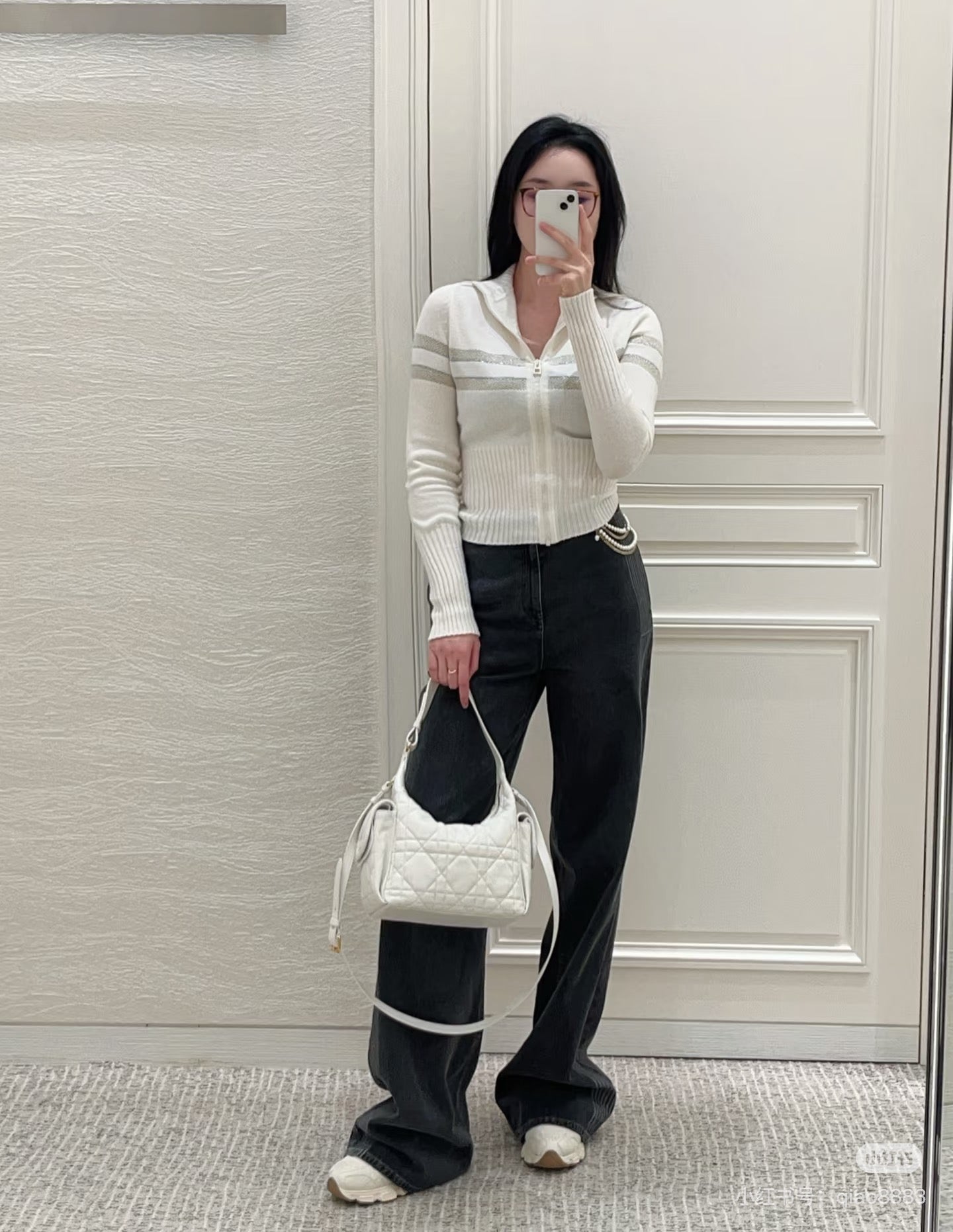 CD 25fw cashmere cardigan