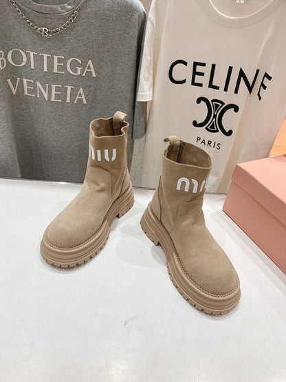Miu 25fw snow boots