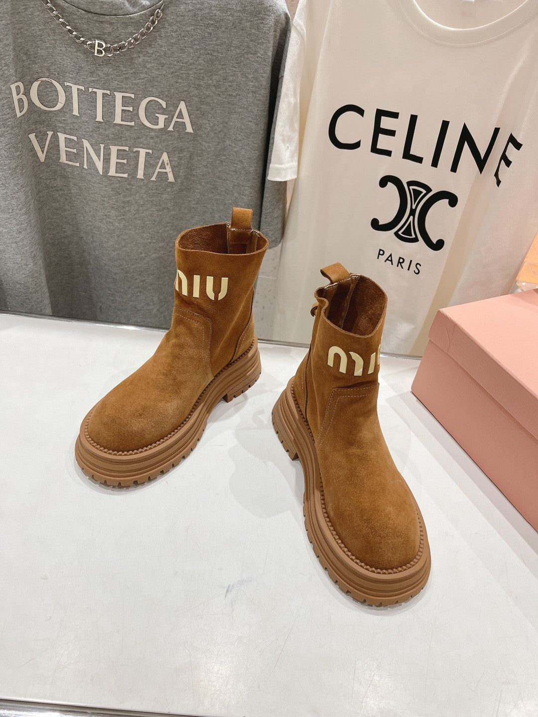 Miu 25fw snow boots