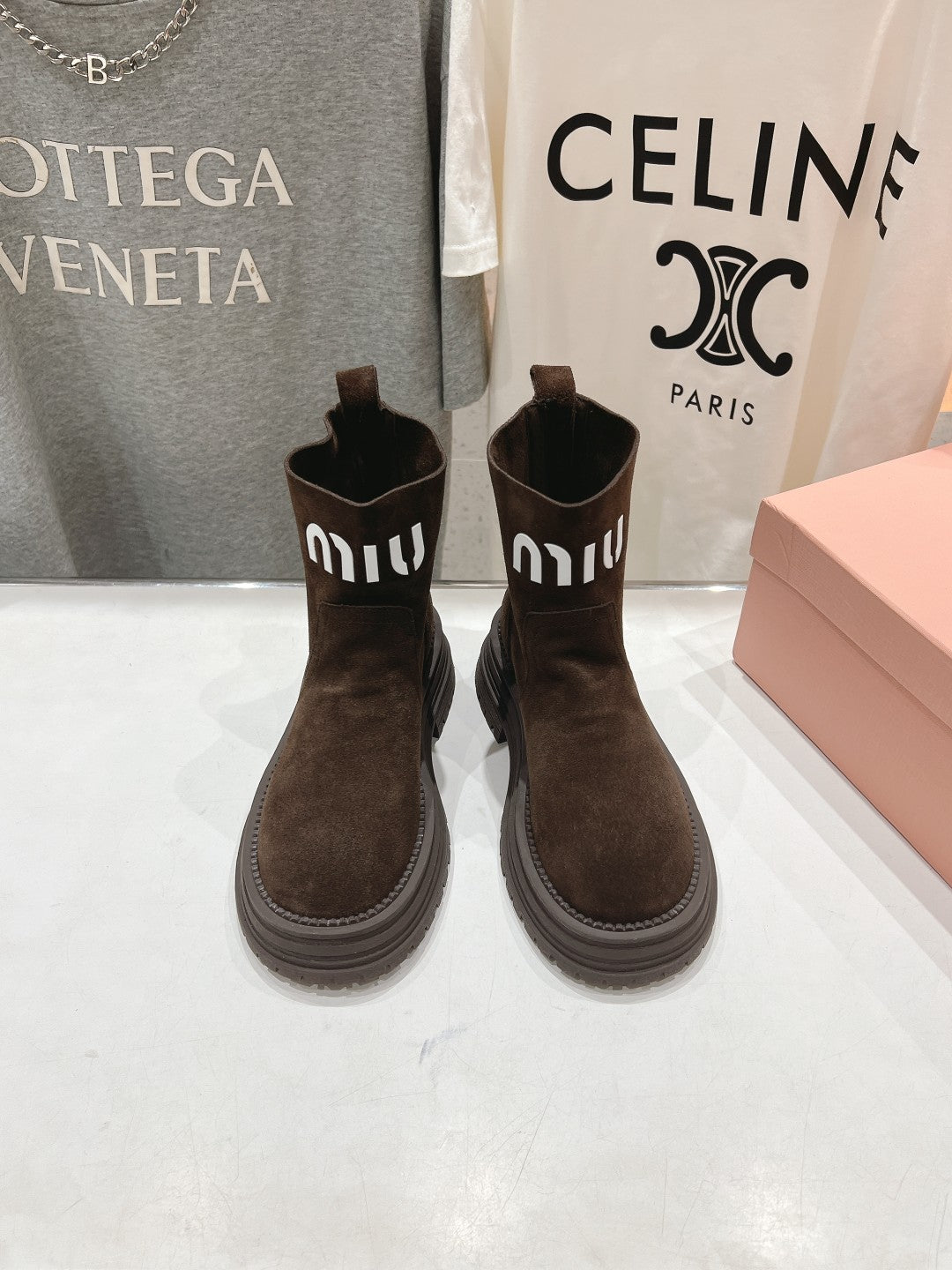 Miu 25fw snow boots