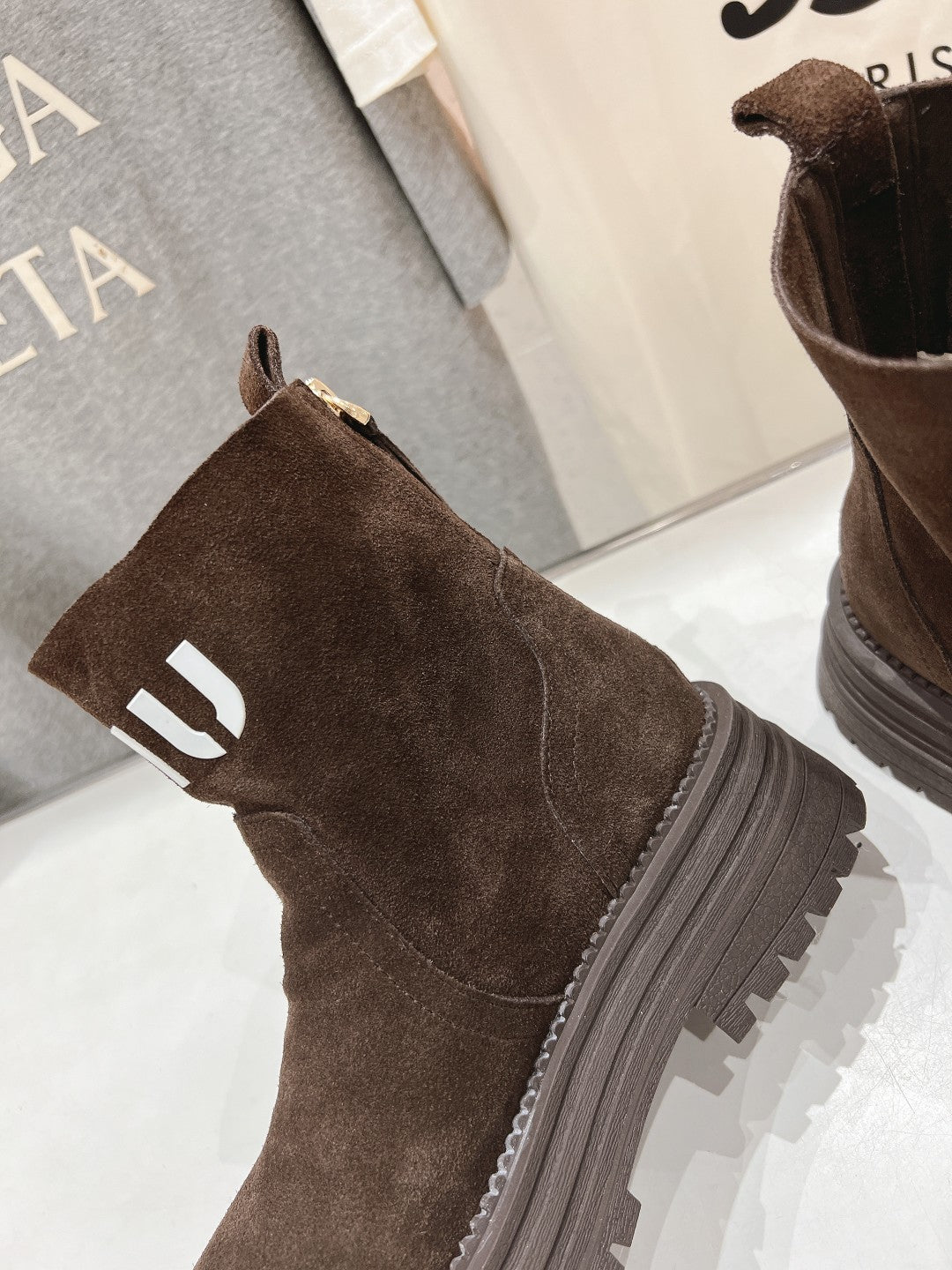 Miu 25fw snow boots