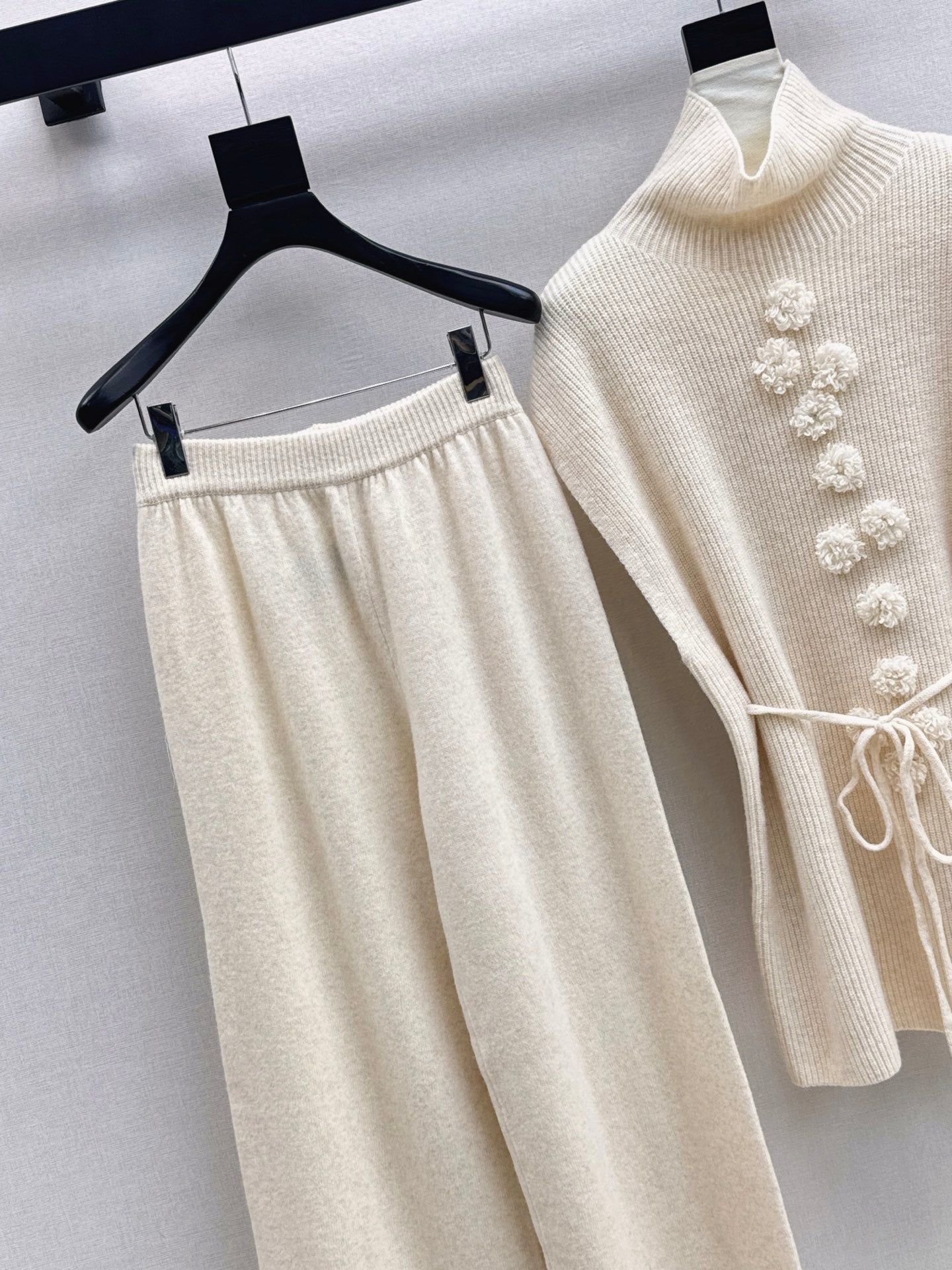 Chan 25fw sleeveless sweater pants set