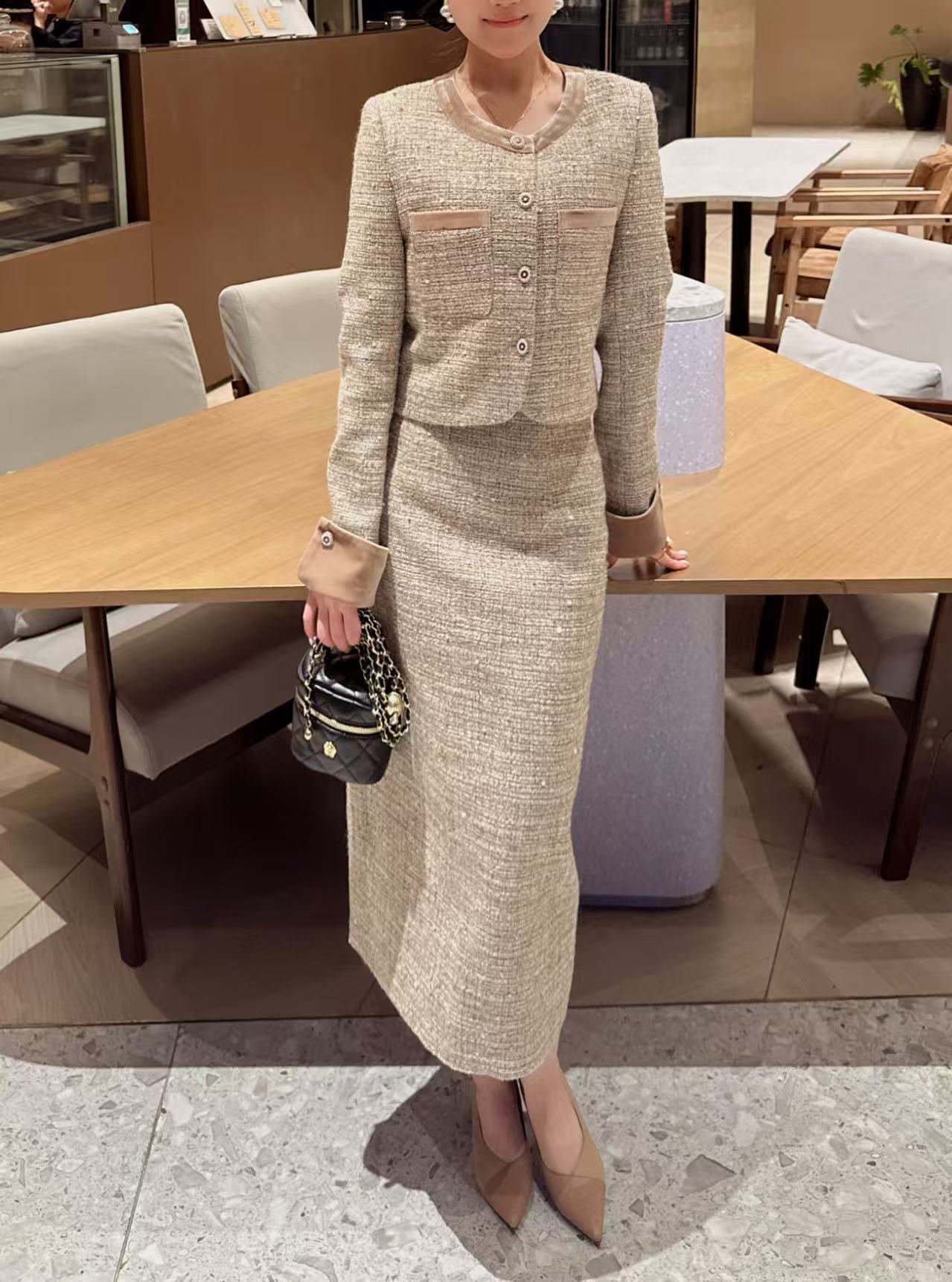 Chan 25fw woven suit