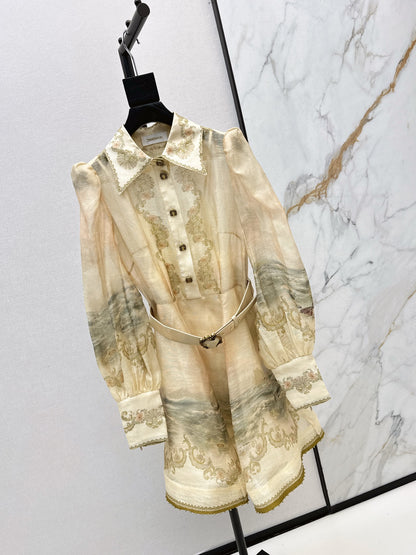 Zimm 25fw print dress