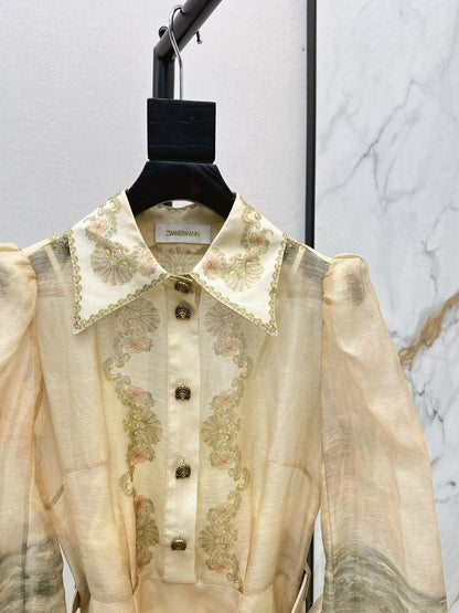 Zimm 25fw print dress