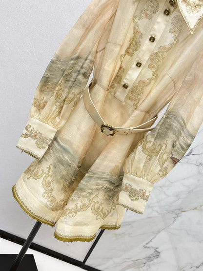 Zimm 25fw print dress