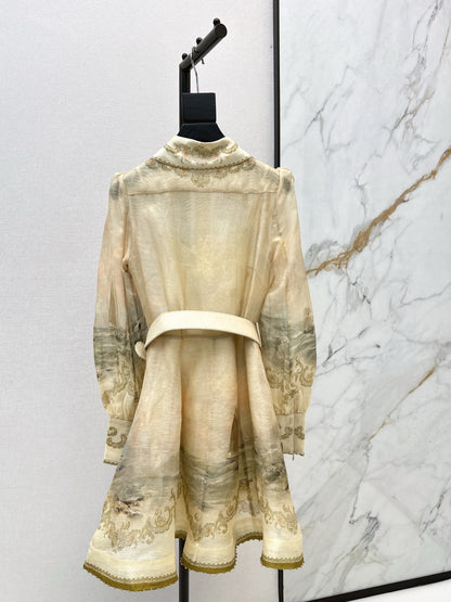 Zimm 25fw print dress