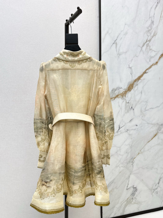 Zimm 25fw print dress