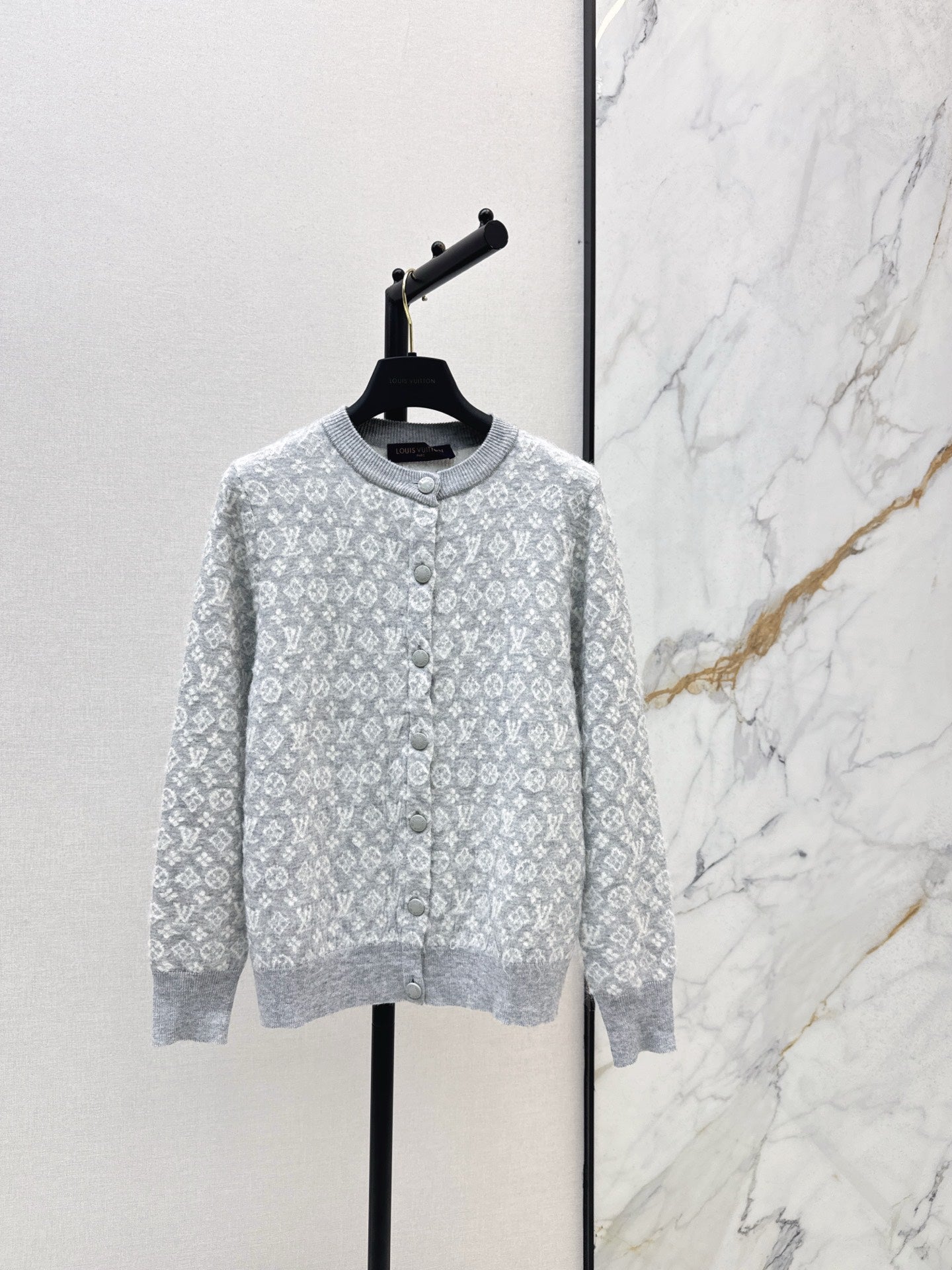 Loui 25fw jacquard cardigan