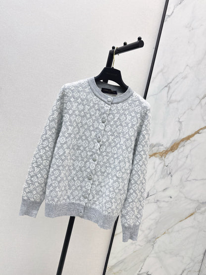 Loui 25fw jacquard cardigan