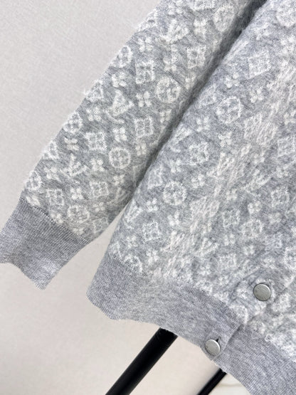 Loui 25fw jacquard cardigan