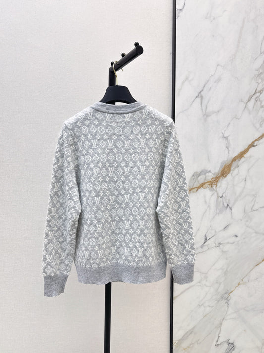Loui 25fw jacquard cardigan
