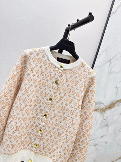Loui 25fw jacquard cardigan