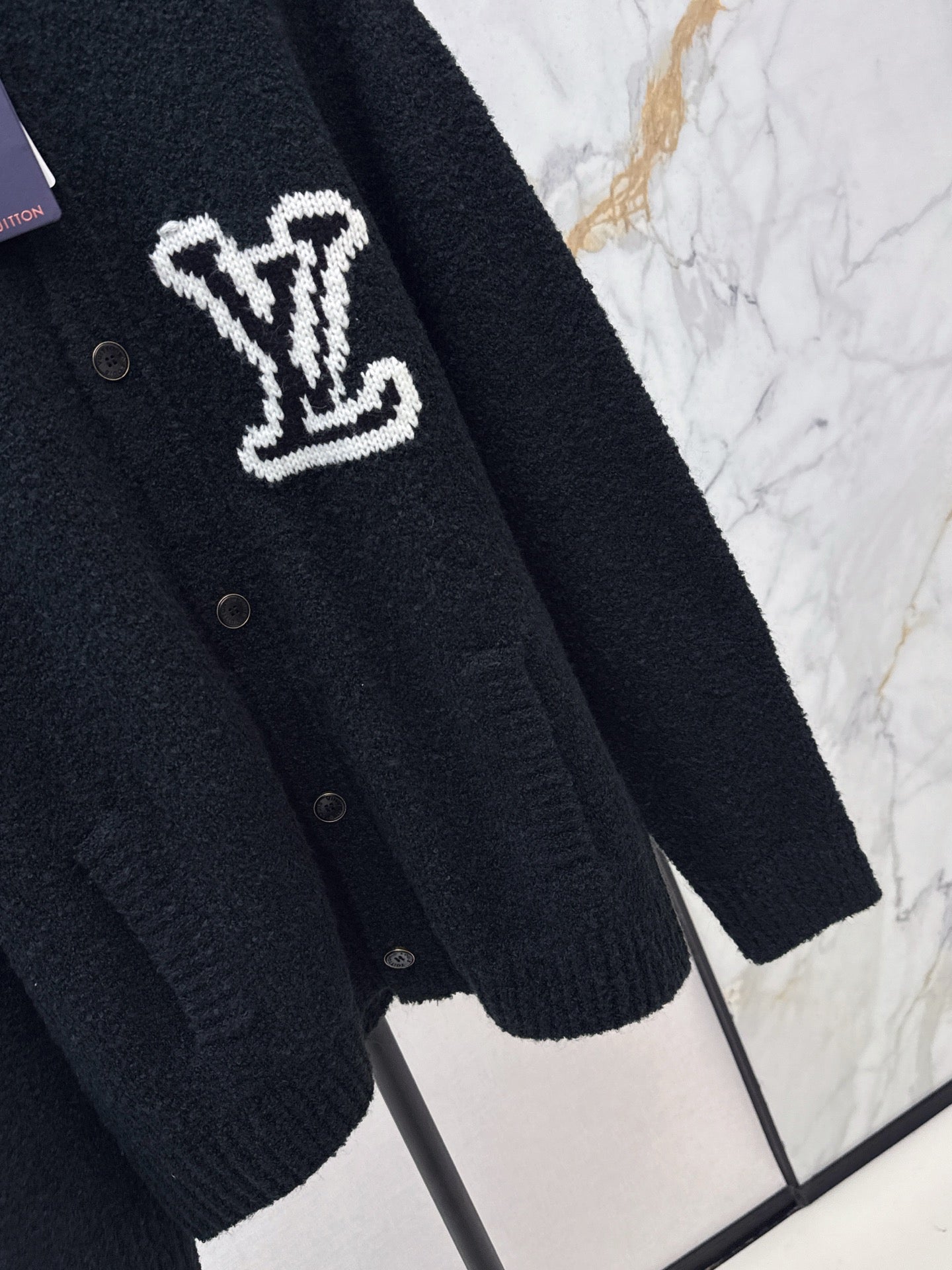 Loui 25fw jacquard cardigan